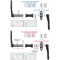 Comet MegaExo Modular Fatbike Crankset 1X